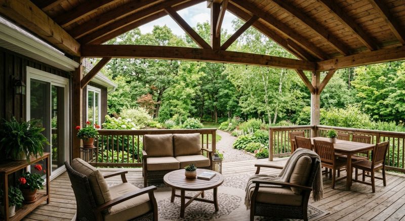 Covered Deck Installation in Stamford, CT
