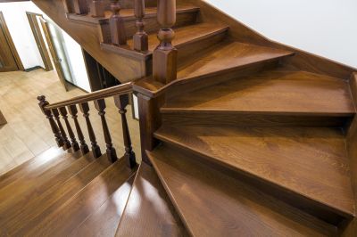 Elegant Wood Staircase